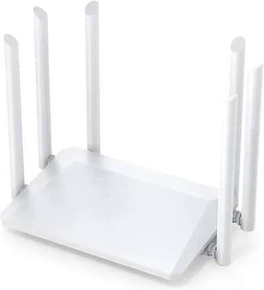Roteador Wi-Fi Dual Band 5G Gigabit – 6 Antenas 5dBi, 3 Modos (Roteador/AP/Repetidor), Cobertura Ampla até 300m, Velocidade 1200 Mbps (867+300)