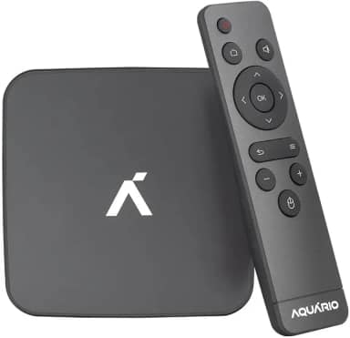 Smart TV Box Aquário STV-3000 Plus Android 11, 2GB RAM, 16GB, Wi-Fi Dual Band 2.4/5GHz, HDMI, USB, Controle Remoto, Streaming de Apps e Mídias