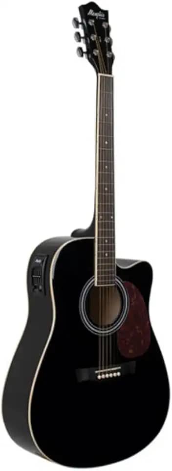 Violão Memphis Tagima Folk Elétrico Aço Cutaway AD-18 Black