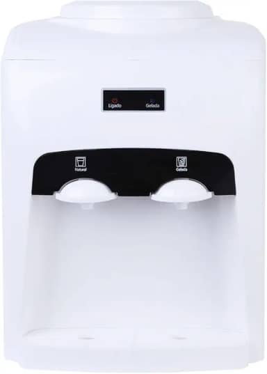 Bebedouro De Água Gelada Elétrico Eletronico 10l E 20l Bivolt Branco | 127/220V para galão