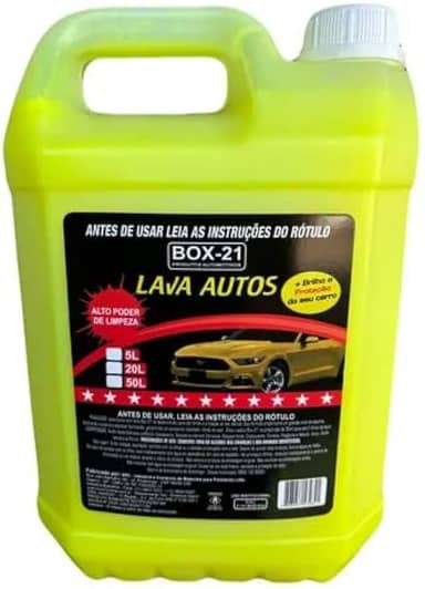Shampoo Automotivo Detergente Carro Moto Com Cera 5 Litros