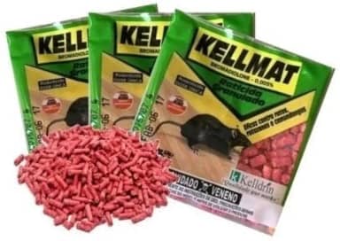 Isca Mata Ratos 6 unidades 25g cada Kellmat