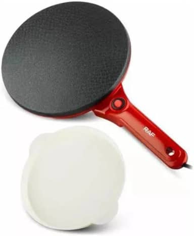 Panquequeira Elétrica 220v e 110v panqueca rapida, pratica, panqueca facil, omeleteira, crepeira, tapioqueira rosa (branca 220v)