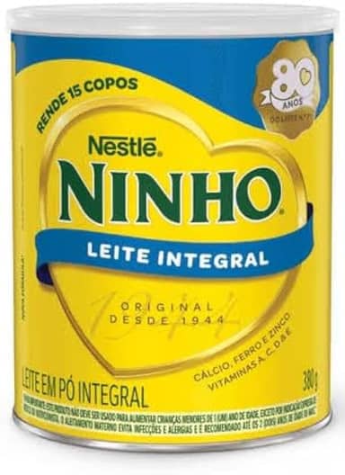 Leite em Pó Integral Ninho Lata 380g