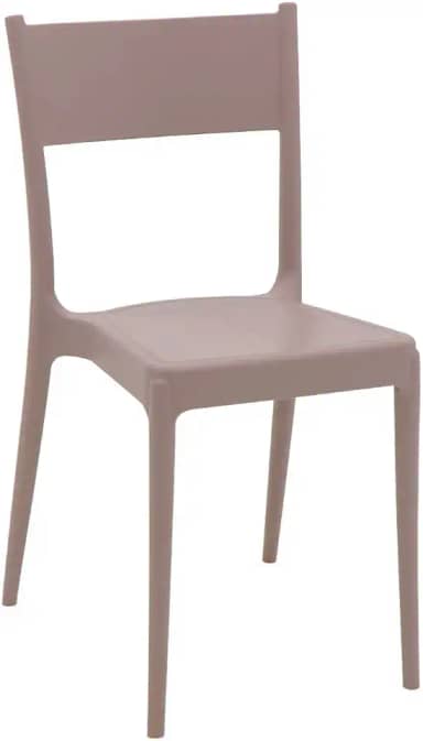 Cadeira Tramontina Diana em Polipropileno e Fibra de Vidro Camurça ECO