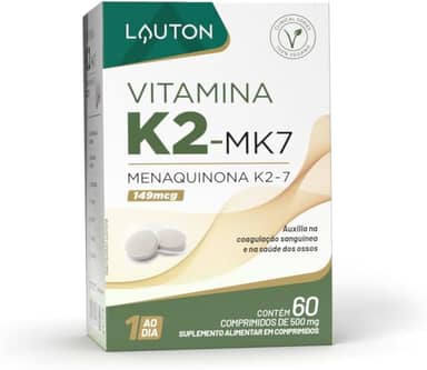 Vitamina K2 MK7 Menaquinona 149mcg (Clinical Series) 60 Cps - Lauton