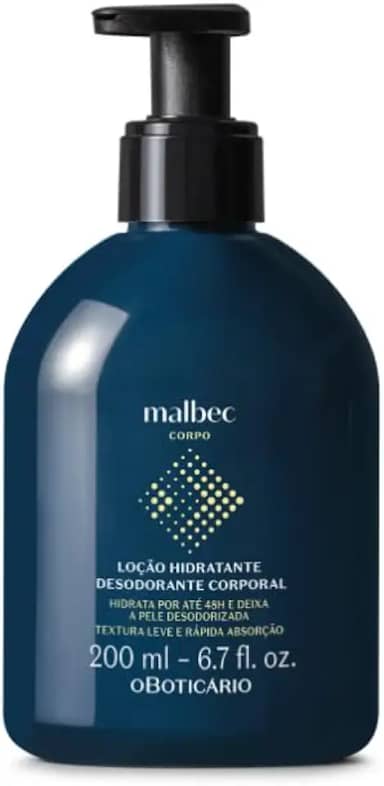 Loção Hidratante Desodorante Corporal Malbec 200ml