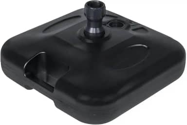 Base para Guarda Sol Sombreiro Suporte Preto Ombrelone 18kg de Piscina Chão