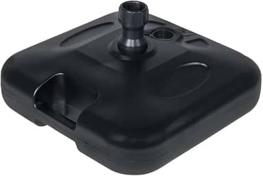 Base para Guarda Sol Sombreiro Suporte Preto Ombrelone 18kg de Piscina Chão