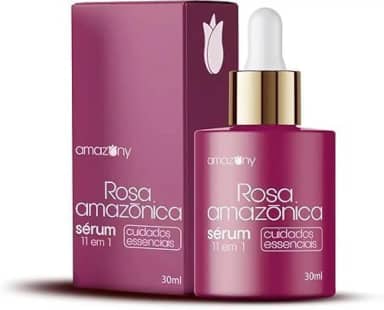 Sérum Facial 11 em 1 – Com Rosa Mosqueta, Ácido Hialurônico, Retinol e Verisol – Clareia, Hidrata e Rejuvenesce a Pele – 30ml