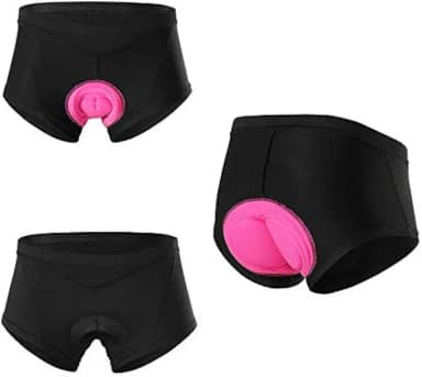 Shorts Ciclismo Feminino Forro Espuma D60 Rosa Bike Mtb
