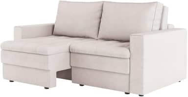 Sofá 3 Lugares Retrátil Berna Linho Cru 180 cm