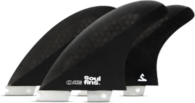 Jogo de Quilhas Honeycomb Ultraleve FCS 2 - Linha Pro Soul Fins - Performance e Flexibilidade - Escolha Tamanho e Cor (Azul, Verde, Preta)