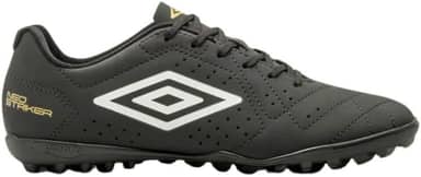 Chuteira Umbro Neo Striker Society Cinza e Laranja