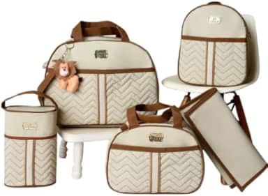 kit 5 Bolsas Mala Saída Maternidade