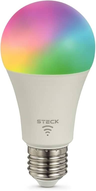Steck, Lâmpada Rgb+ 12W Wi-Fi Ble, Ambiente Conectado, SLAMP1