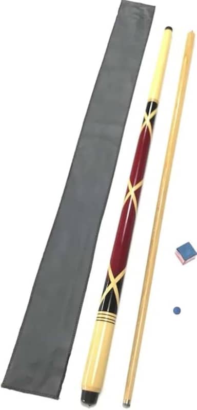 Taco Bilhar/Sinuca Rosca E Sola De Couro Lindíssimo