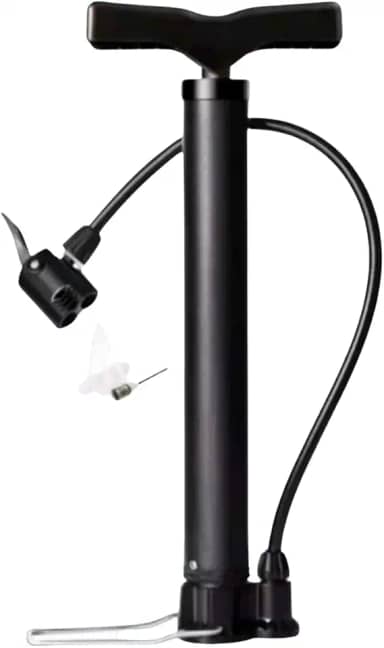 Bomba de Ar para Encher Pneu Bola Colchão Inflável Bicicleta Moto Balão Piscina Manual 3 Tipos de Bico