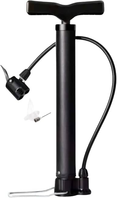 Bomba de Ar para Encher Pneu Bola Colchão Inflável Bicicleta Moto Balão Piscina Manual 3 Tipos de Bico