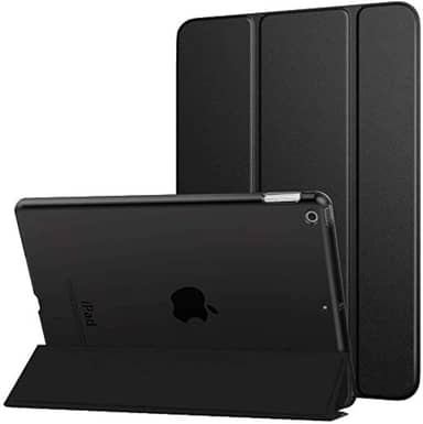 WB Capa iPad 7a, 8a e 9a Geração 10.2″ - Couro Premium Antichoque Preto