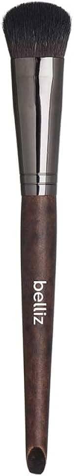 Pincel Wood Iluminador e Contorno, Belliz, Marrom/Cinza/Preto
