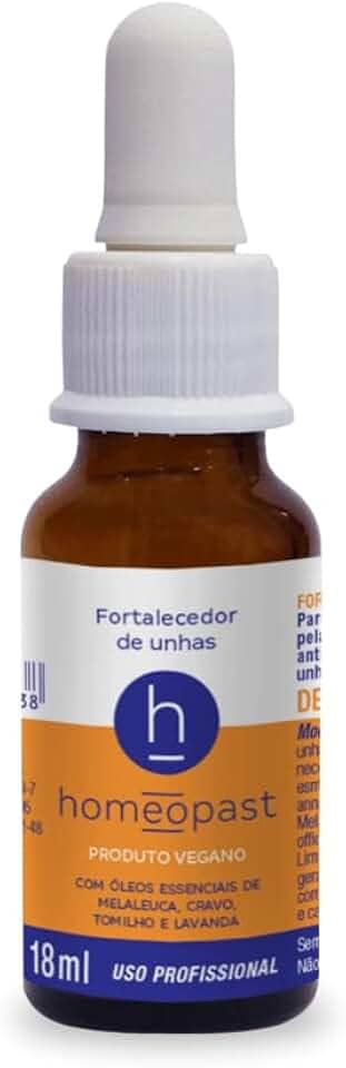 Fortalecedor de Unhas Homeopast 18ml - Unhas Fracas e Quebradiças