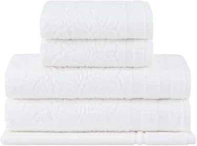 Buddemeyer Jogo de Toalhas Botanique Extra Soft Branco 2 peças
