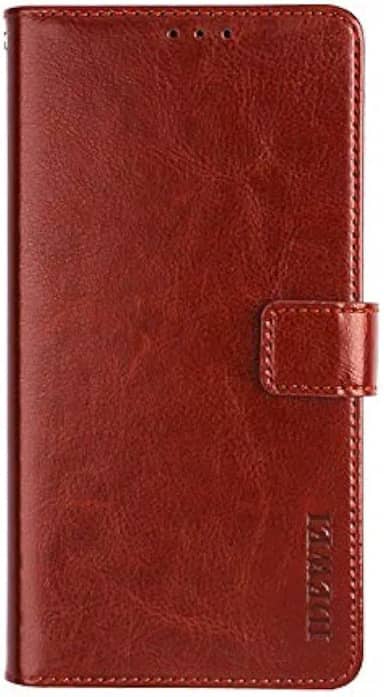 Capa compatível com Motorola Moto One Vision, capa carteira de couro com compartimento para cartão, suporte e fecho magnético, capa para Motorola Moto One Vision