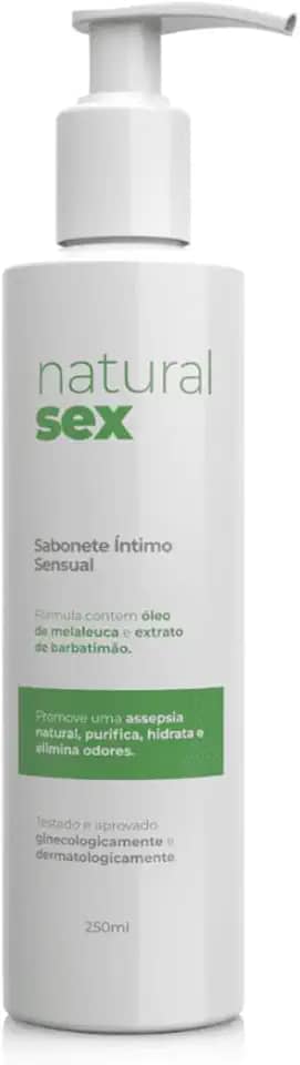 Sabonete Íntimo Natural Sex 250ml A Sós Liquído Uso Unissex Hipoalergênico pH balanceado