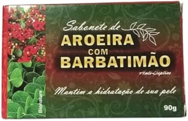Kit com 3 Sabonete de Aroeira e Barbatimão em Barra 90g