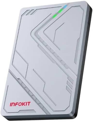 Case HD Externo SSD/HD SATA 2,5", USB 3.1, RGB LED, Portátil