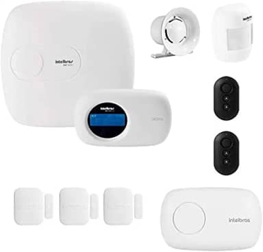 Kit de Alarme Intelbras AMT 2018 E com 04 Sensores Via Aplicativo…