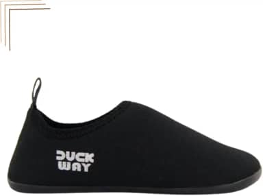 Sapatinha Tenis Infantil Antiderrapente Praia Piscina Duck Way (19/20, Preto)