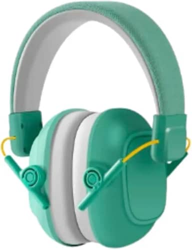 Protetor Auricular Infantil, Abafador de Ruídos para Autismo, Fone Anti-Ruído, Verde
