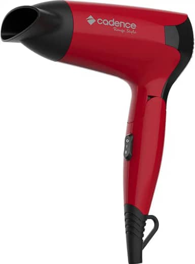 Secador de Cabelo Cadence Rouge Style, Bivolt, Vermelho, 1200 W/1000W, SEC185