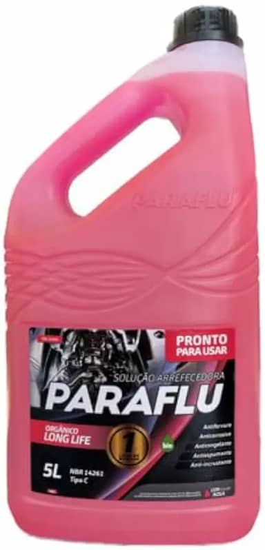 Aditivo de Radiador Pronto para Uso 5 Litros Rosa por Paraflu