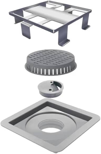 Ralo Linear Elleve Square 10cm - 7343