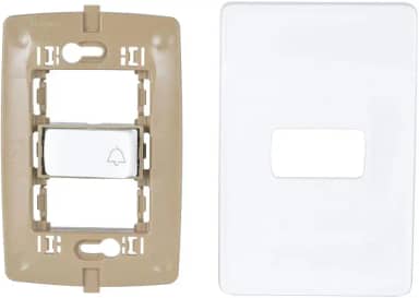 PULSADOR CAMPAINHA 2A 250V 4X2 - ZEFFIA - PIAL - 680109