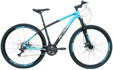 Bicicleta Bike Aro KSW e KSX 29 XLT 200 MTB Alumínio 24V Marchas Rapid Fire - Cabeamento Superior Interno