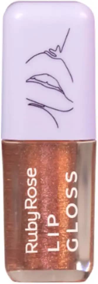 Ruby Rose Lip Gloss Brilhante Bonfire, 4,5g, HB82345N