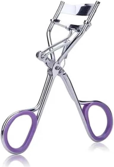 Curvador de Cílios Profissional - Design Ergonômico Metal Resistente com Borracha Extra