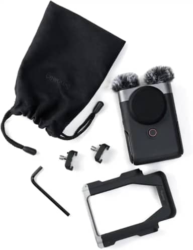 Canon Câmera Vlog PowerShot V10 para criadores de conteúdo, lente grande angular de 19 mm, sensor CMOS de 1 polegada, vídeo 4K, rastreamento facial, microfone embutido, estabilização de imagem,