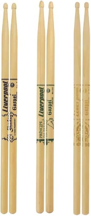 Baqueta Liverpool Gospel Kit 7A 5A 5B