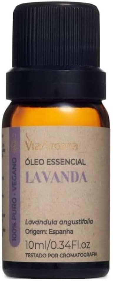 Via Aroma Óleo Essencial Para Aromatizador Natural Massagem 10Ml Lavanda