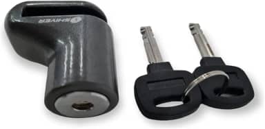 SHIVER Cadeado Trava Disco Freio Moto Antifurto Diversas Motos Cinza