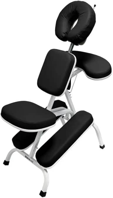 Kit Cadeira Quick Shiatsu Massage Legno Dobrável Shiatsu Bolsa Transporte (Preta)