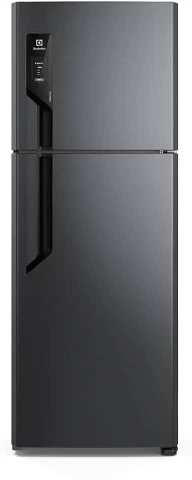 Geladeira Electrolux Frost Free 480L Efficient AutoSense Duplex Black Inox Look (TF71B) 127V