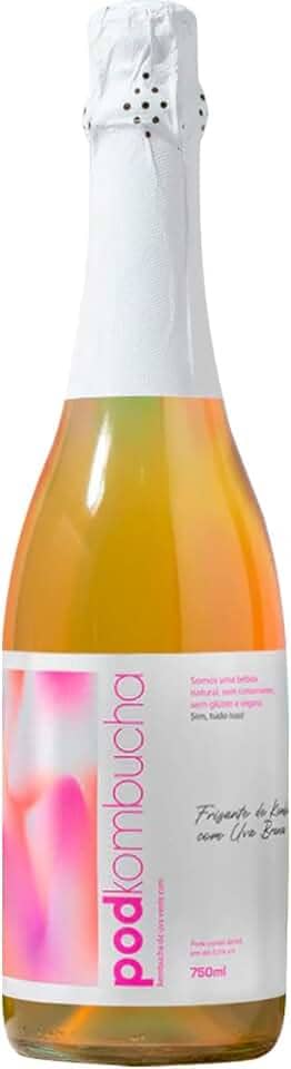 Pod Kombucha 750ml Uva Branca