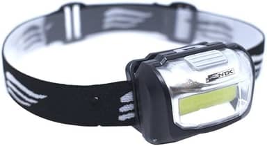 NTK, Lanterna de Cabeça, Cobb, Plástico ABS com LED 3W, 15 Metros Alcance, Camping/Aventura, Preto