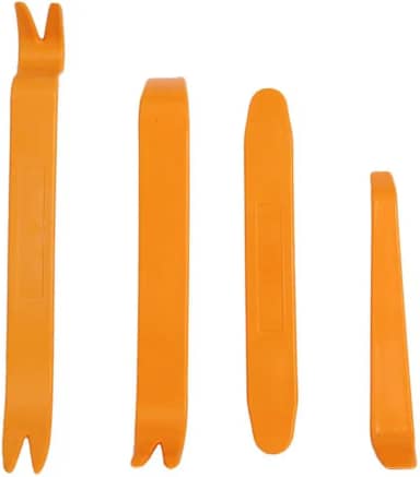 Jogo Com 4 Espatulas alavanca ferramentas automotivas p Remover multimidia de automoveis som Painel Forro De Porta kit reparo de carro